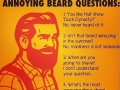 Sums up having a beard