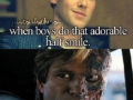 That half smile..