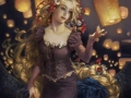 Disney princesses in oil