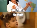 Why are you here early?
