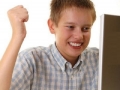 First day internet kid