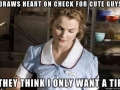 Single waitress problems