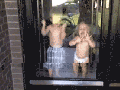 Let us out, daddy!
