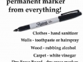 How to remove sharpie