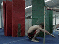 Lowest standing backflip