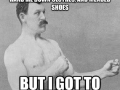 Overly manly man