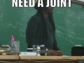 Rasta science teacher