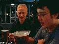 Impressive pitcher chug