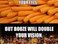 Booze vs Carrots