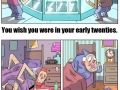 College life vs elderly life