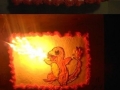 Charmander birthday cake