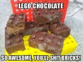 Lego chocolate