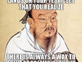 Confucius say