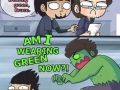 Not wearing green