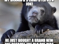 Confession bear