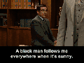 A black man