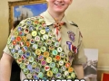 Eagle scout goes camping