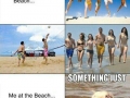 At the beach