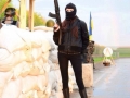 Ukrainian check point girl