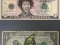 Defaced currency