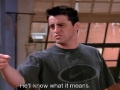 Oh Joey..