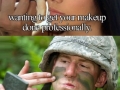 Professional makeup