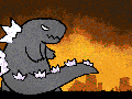 Godzilla's atomic breath
