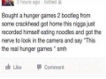 The real hunger games