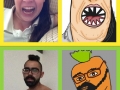 Drawing selfies