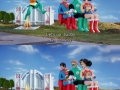 Aquaman and his 'jet'