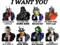 I want you!
