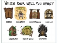 Which door will you open?
