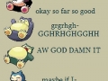 Evolution of Snorlax