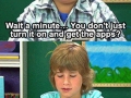 Kids are given GameBoys