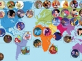 Disney map of the world
