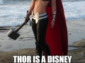Thor is a pretty princess