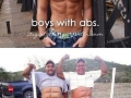 Boys with abs