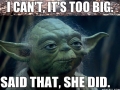 Oh Yoda!