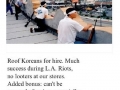 Roof Koreans for hire