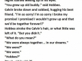 Calvin and Hobbes
