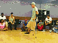 One-legged break dancer