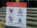 Apple Restriction Zone