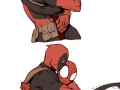 Deadpool hug