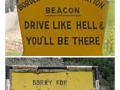 Funny road signs in India