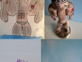 Drawings turned into toys