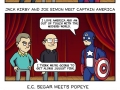 Creators meet characters