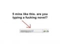What are you typing?