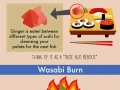 Eating sushi