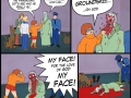 My face