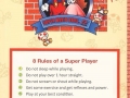Rules for a SUPER Player!
